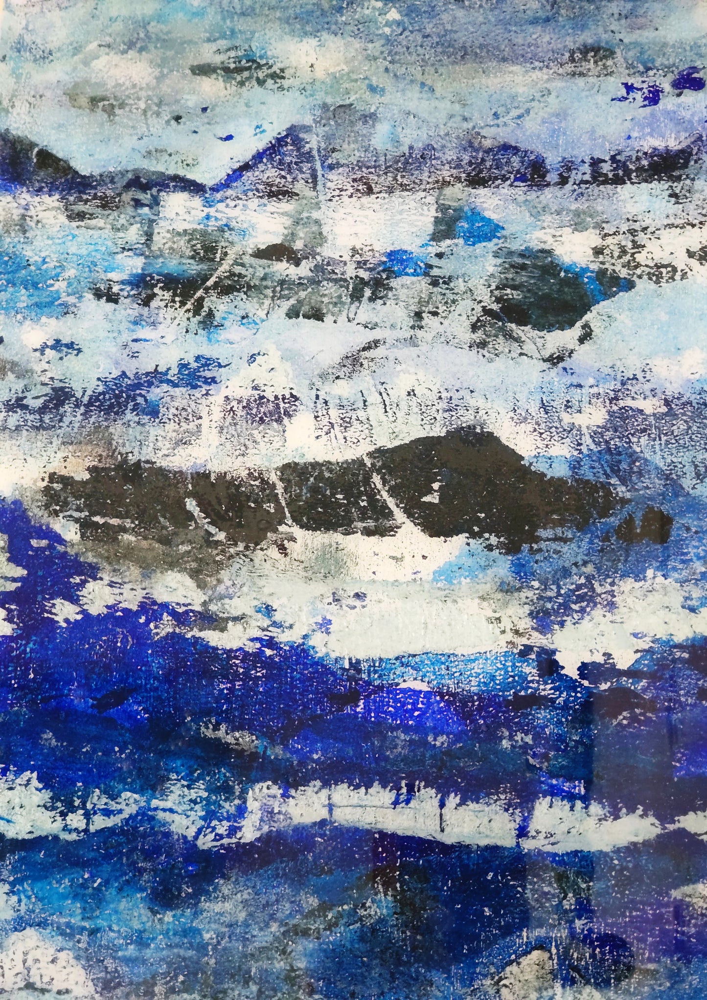 'Lakes and Mountains' - Print