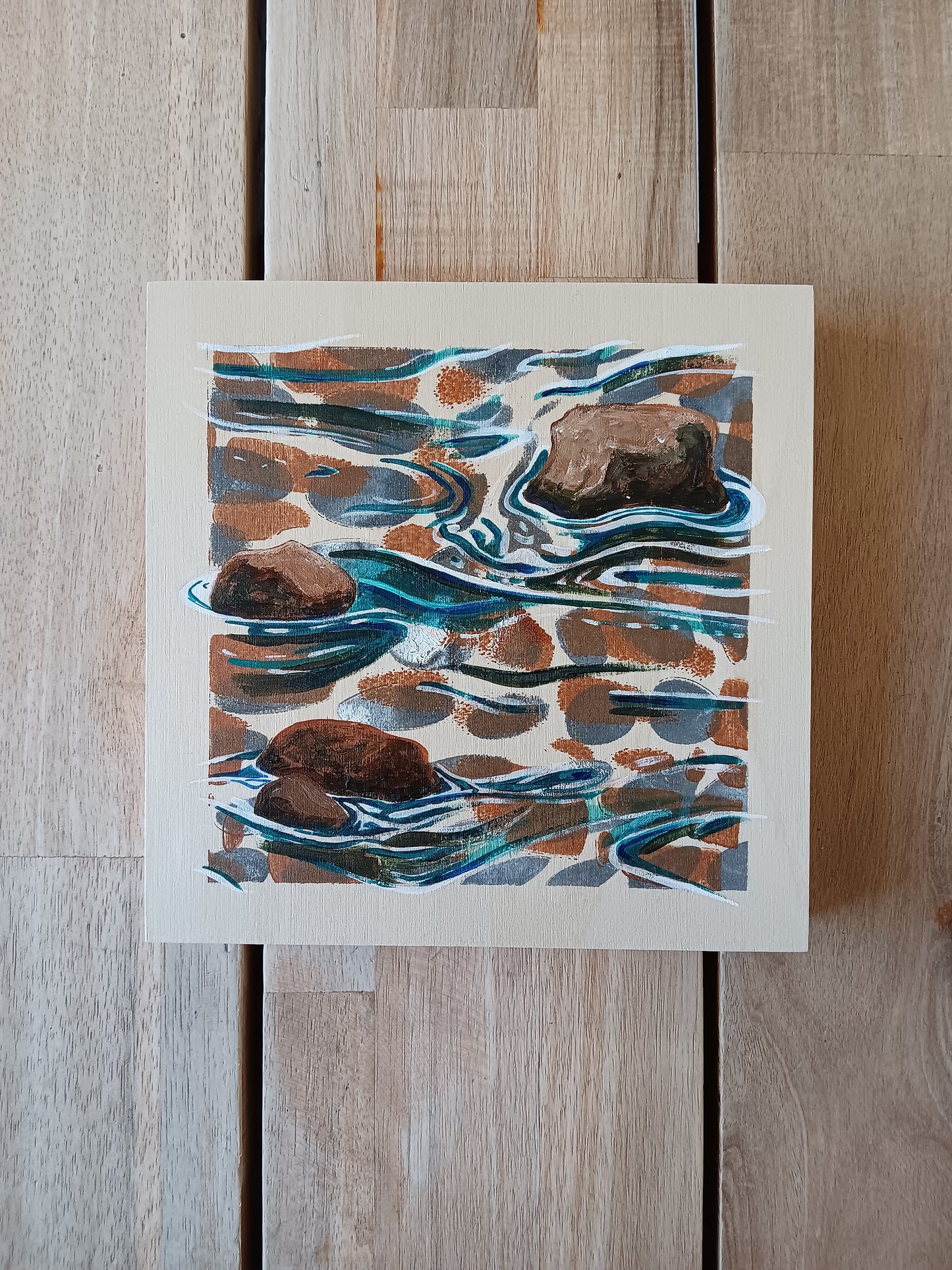 Original Painting 'River Bed' by Charlie Collins
