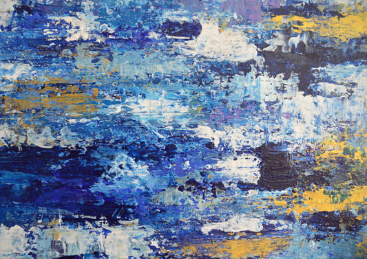 'Adrift and Dreaming'   - Print from original painting by Mandy Collins - A5 and A4 mounted or unmounted