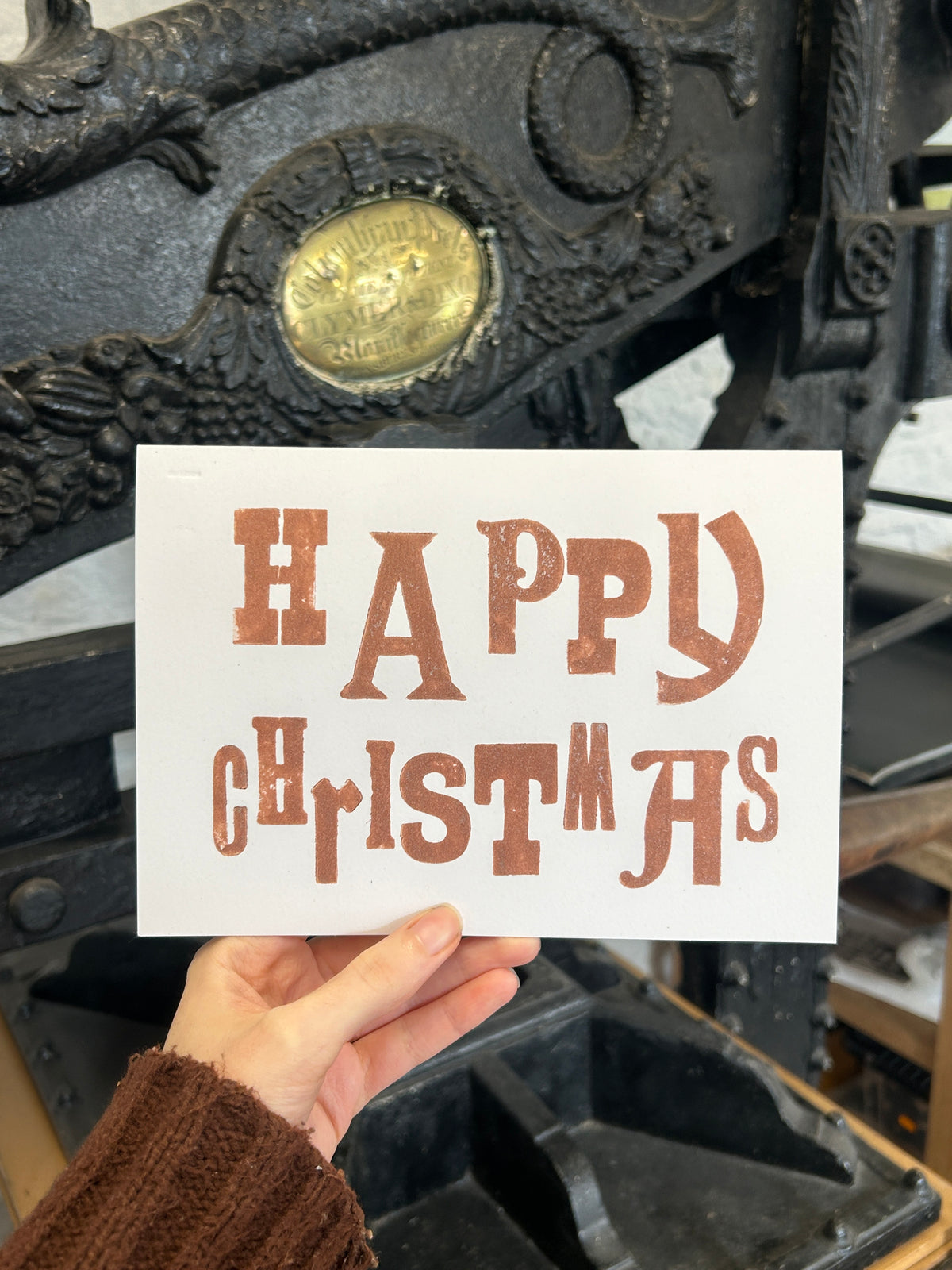 Christmas Card Printing Workshop Tickets