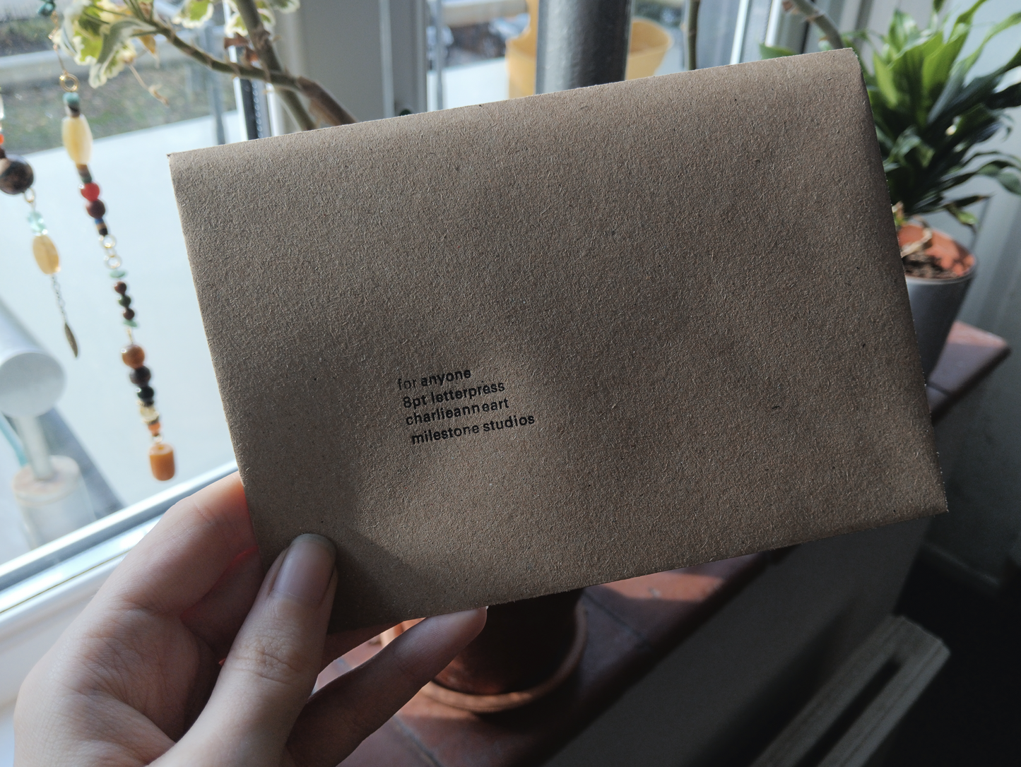 For Anyone - Letterpress Printed Poetry Zine