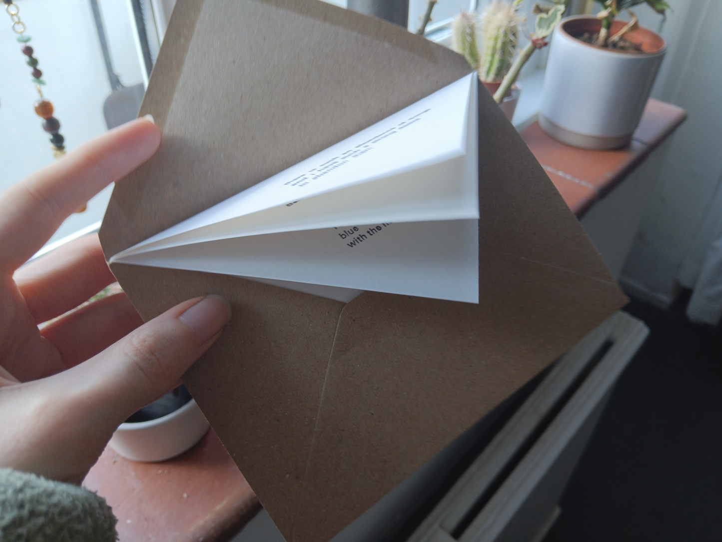 For Anyone - Letterpress Printed Poetry Zine
