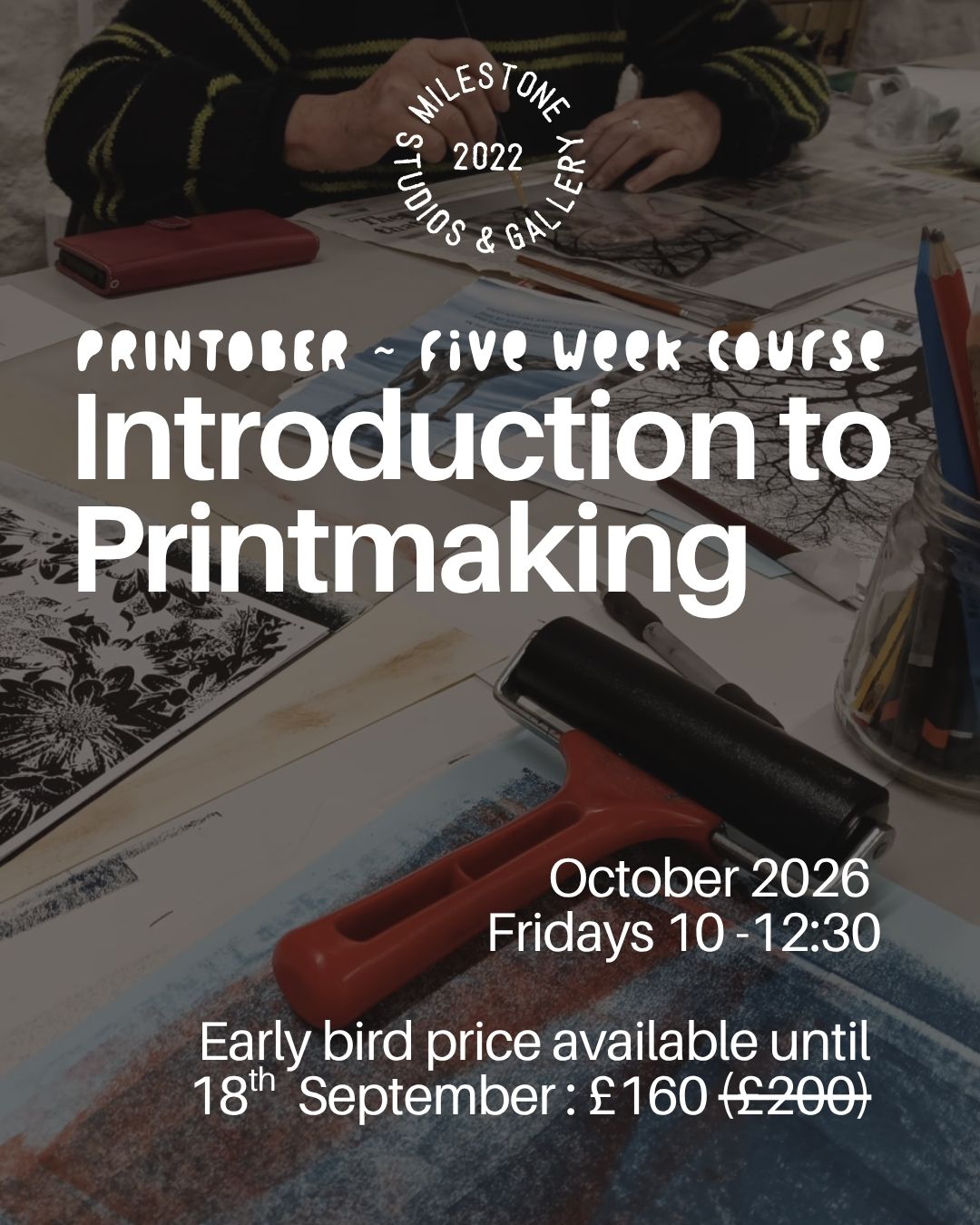 Printober: Introduction to Printmaking - Beginners 5 Week Course Tickets
