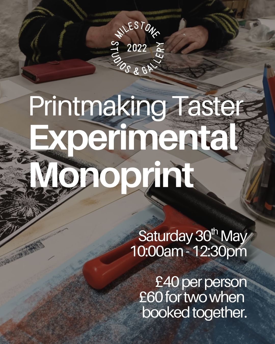 Printmaking Taster: Experimental Monoprint - 30th May 2026