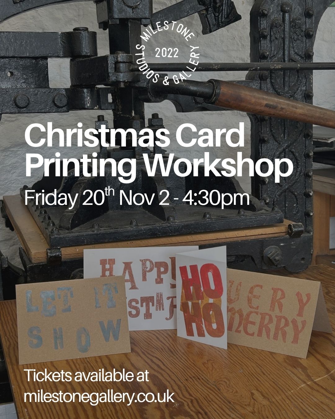 Christmas Card Printing Workshop Tickets