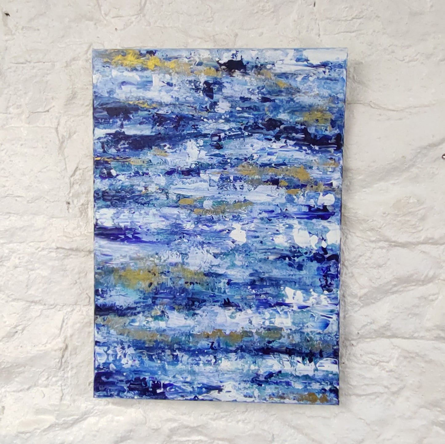 Ocean Blue - Acrylic Painting on Canvas by Mandy Collins
